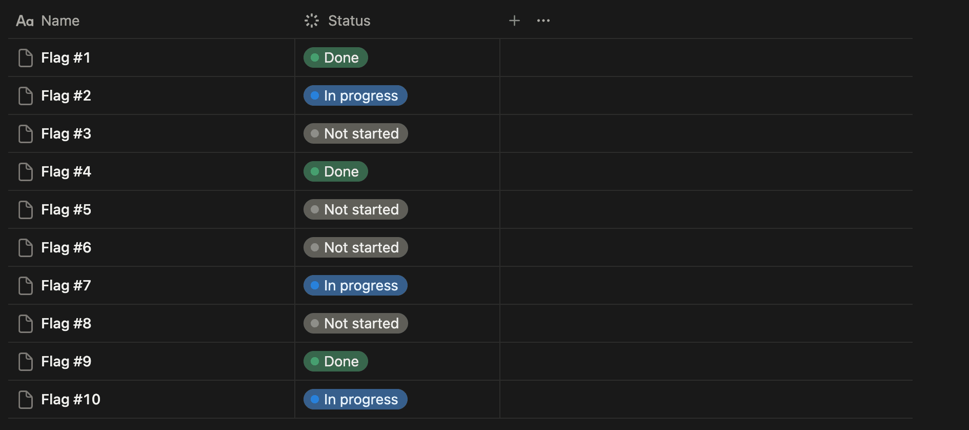 Notion flag tracker